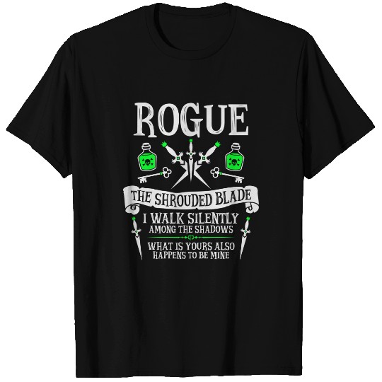 Rogue, Dungeons & Dragons - The Shrouded Blade - Dungeons And Dragons - T-Shirt