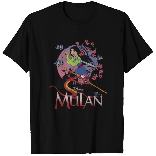Disney Mulan And Mushu Collage Portrait Logo T-Shirts