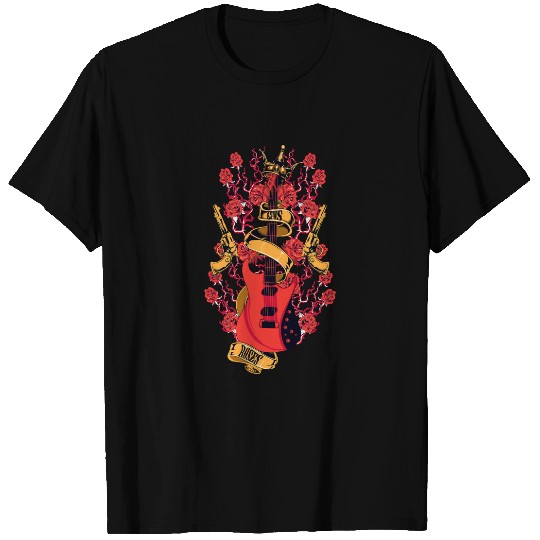 Guns, Roses and Rock T-shirt