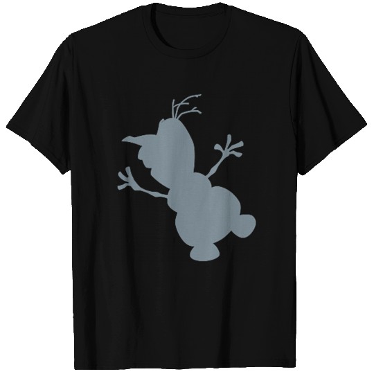 disney frozens Pocket Olaf Silhouette T-Shirts