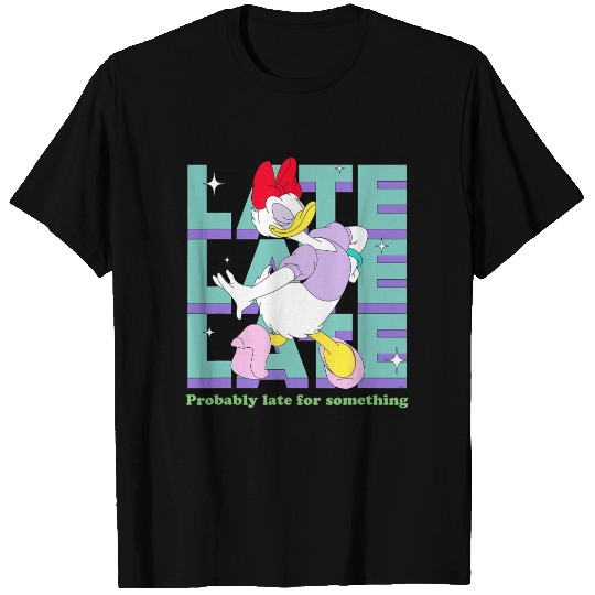 Disney Daisy Duck Probably Late for Something Funny T-Shirts