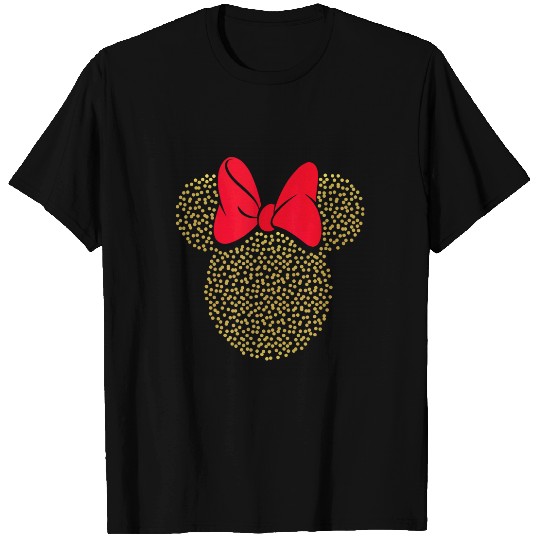 Disney Minnie Mouse Dotted Gold Icon Tank Top T-Shirts