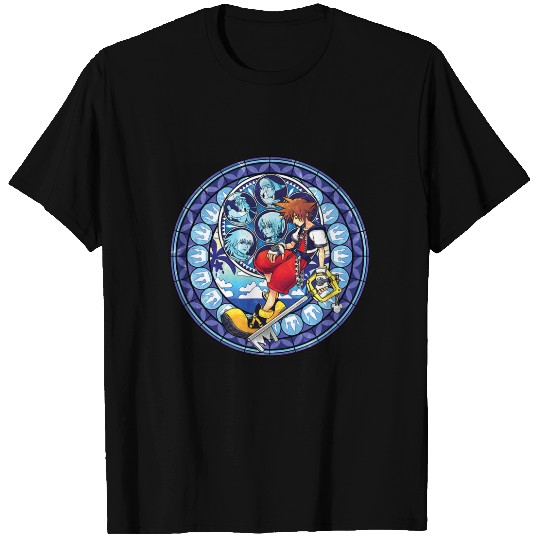 Disney Kingdom Hearts Sora Keyblade Mosaic T-Shirts