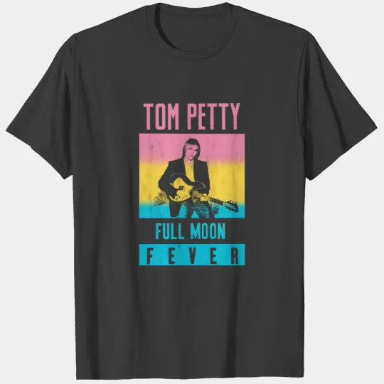 Tom Petty T Shirt Full Moon Fever Rock Concert Vintage Graphic Tees