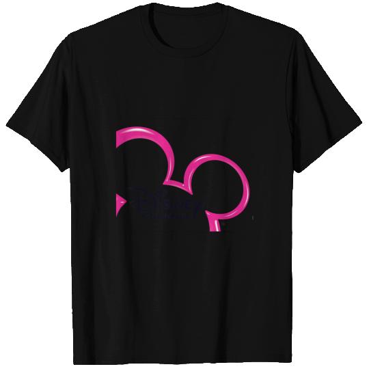 Disney Channel  Mickey Mouse Pink Retro 2000s Logo T-Shirts
