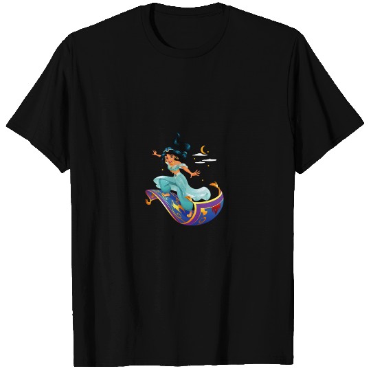 Disneyss Aladdin Princess Jasmine Magic Carpet Pose T-Shirts