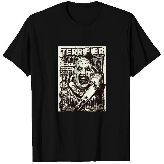 Terrifier 2 Cover Wall Art Decor Classic T-Shirt