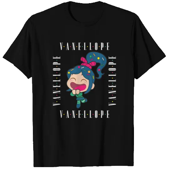 Disney Wreck-It Ralph Chibi Vanellope Excited Portrait T-Shirts