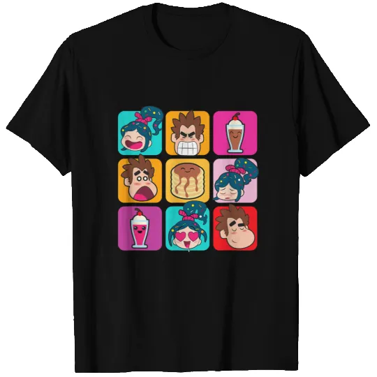 Disney Wreck-It Ralph Vanellope Ralph & Desserts Panels T-Shirts