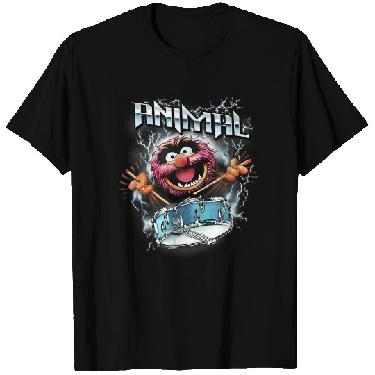 Disneyss The Muppets Animal Electrifying Epic Drumroll Poster T-Shirts
