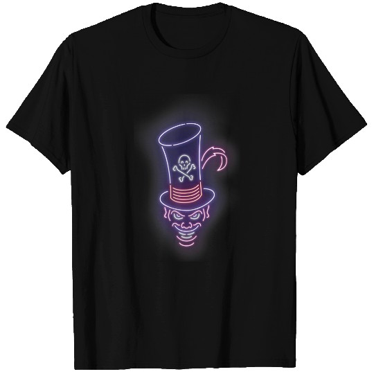 Disneyss Villains Dr Facilier Neon Line Art T-Shirts