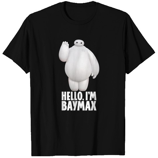 Disneyss Big Hero 6 Hello I'm Baymax Cute Portrait T-Shirts