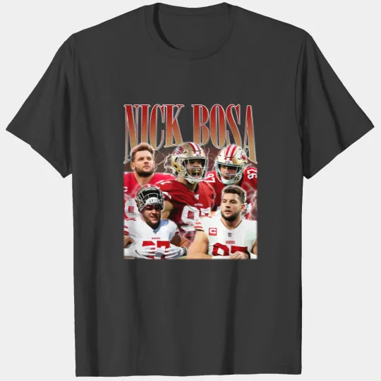 Vintage Nick Bosa shirt,Classic 90s Graphic Tee,Football Fans shirt