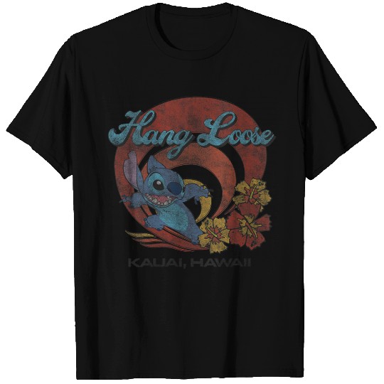 Disneyss Lilo Stitch Hang Loose Kauai Hawaii T-Shirts