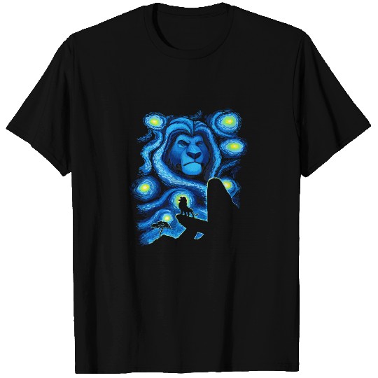 Disney The Lion King Mufasa Starry Night Pride R T-Shirts