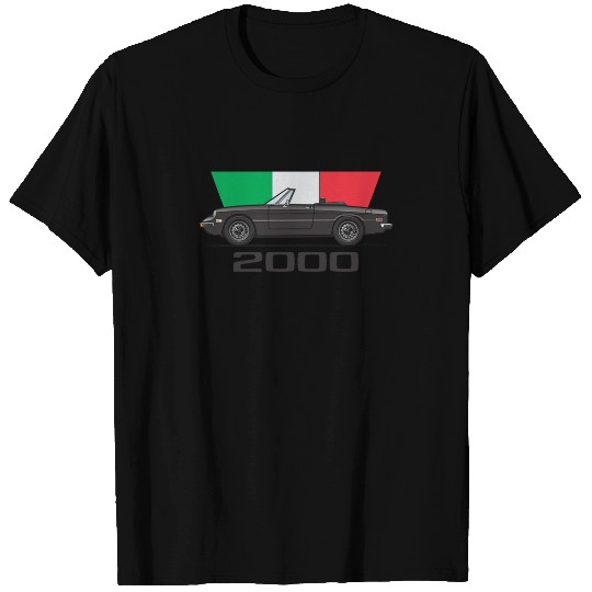black 2000 - Alfa Romeo Spider - T-Shirt