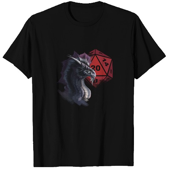 Silver Dragon - Dungeons And Dragons - T-Shirt