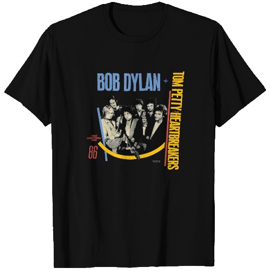 Tom Petty T-Shirt from 1986 True Confessions tour with Bob Dylan T-Shirt