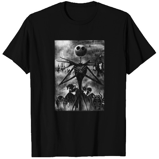 Disney The Nightmare Before Christmas Jack In Graveyard T-Shirts