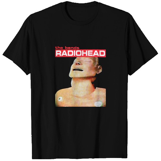 Radiohead The Bends logo basic T-shirt Rock band Unisex Black Shirt