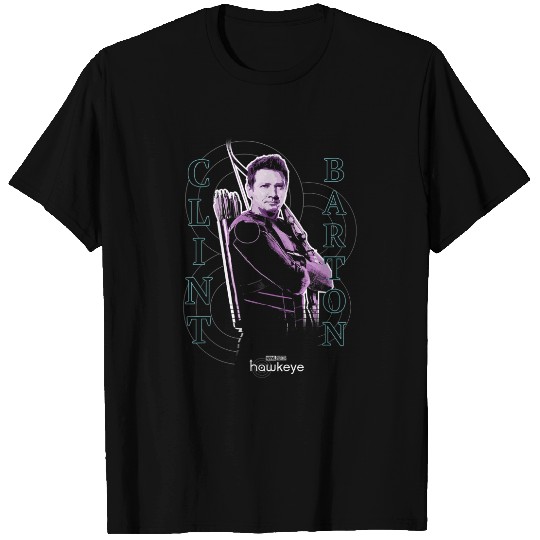 Marvels Hawkeye Disneyss Plus Clint Barton Color Pop Poster T-Shirts