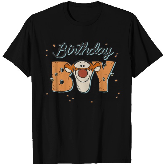 Disneyss Winnie The Pooh Birthday Boy Tigger Faces T-Shirts