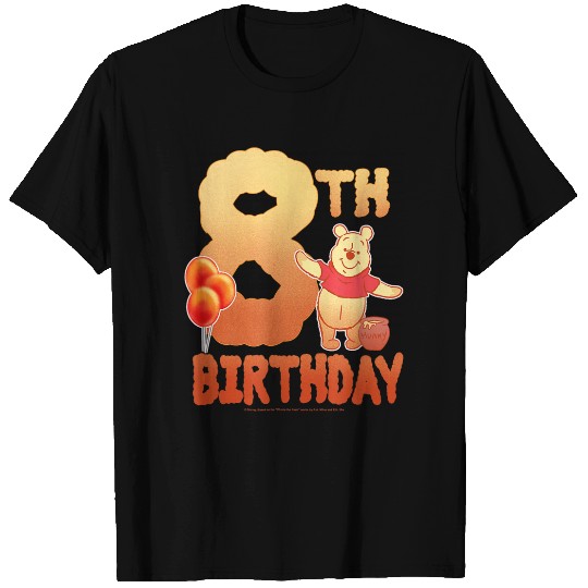 Disneyss Winnie The Pooh Eighth Birthday T-Shirts