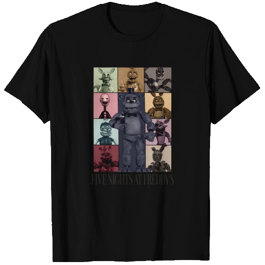 Five Nights At Freddys Eras Tour T-Shirts