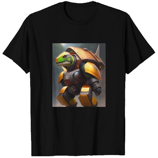 KV9 Turtle Armored Turtle Behemoth Robot Futuristic Robot Art T-Shirts