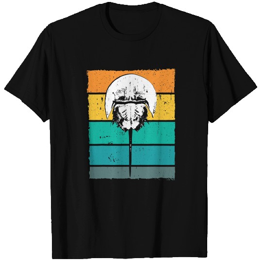 Funny Horse Horseshoe Crabs 2Crab Preservation Activist Xiphosura Crab T-Shirts