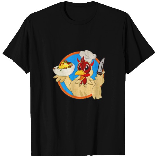 Chicken Poultry Deviled Eggs Devil Chicken Funny Holiday Food Cooking T-Shirts