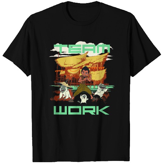 Disneyss Raya And The Last Dragon Team Work T-Shirts