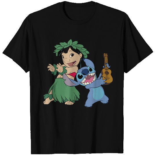 Discover Disney Lilo Stitch Hawaiian Tropical Hula Lessons Duo T Shirts