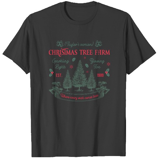 Discover Taylor Taylor version Eras tour Christmas Tree Farm T Shirts TS Album T Shirts