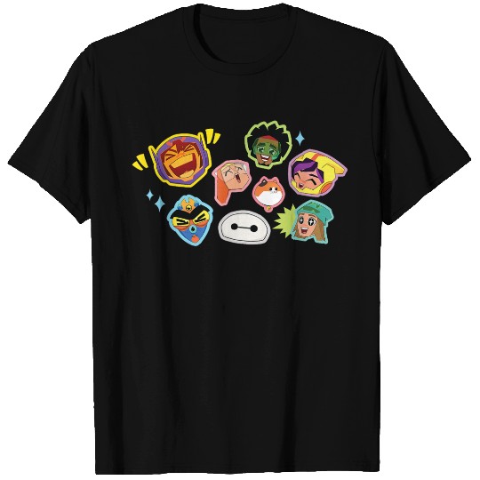 Disneyss Big Hero 6 Baymax And Hiro Superheroes Kawaii T-Shirts