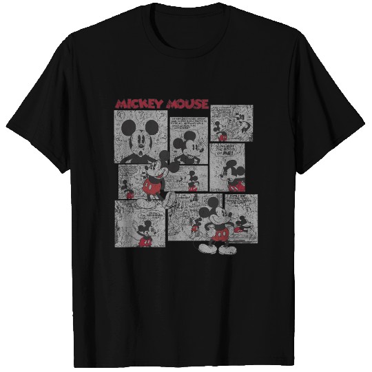 Disney Mickey Mouse Comic Squares T-Shirts