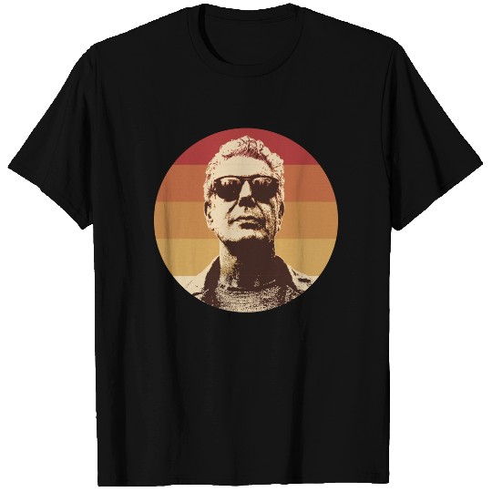 Retro Anthony Bourdain Chef - Anthony Bourdain - T-Shirt