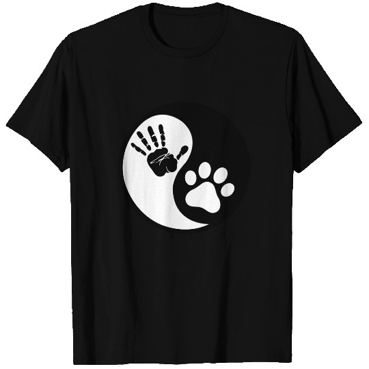 Yin Yang -Dog and Human T-shirt