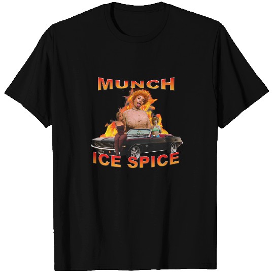 Ice Spice Munch Vintage Rap Graphic T-shirt