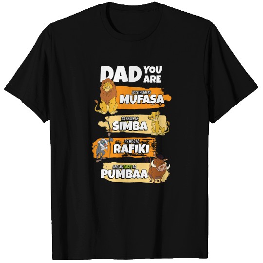 Disney The Lion King Dad You Are Word Stack Funny T-Shirts
