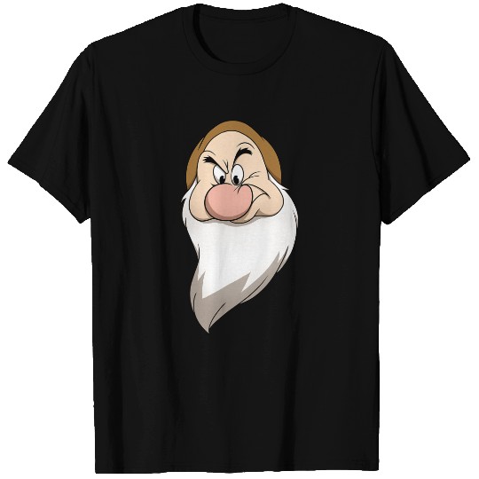 Disney Snow White And The Seven Dwarfs Grumpy Big Face T-Shirts