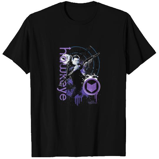 Marvel Hawkeye Disney Plus Target Paint Splatter T-Shirts
