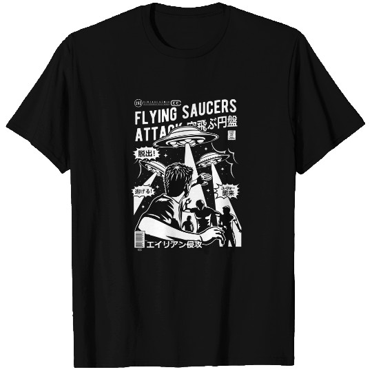 Flying Saucers Attack - Flying Saucer - T-Shirt