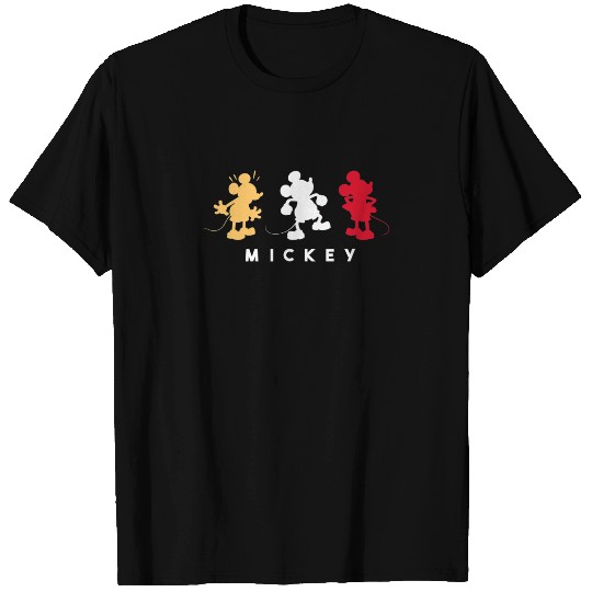 Amazon Essentials Disney Mickey Silhouette Trio T-Shirts