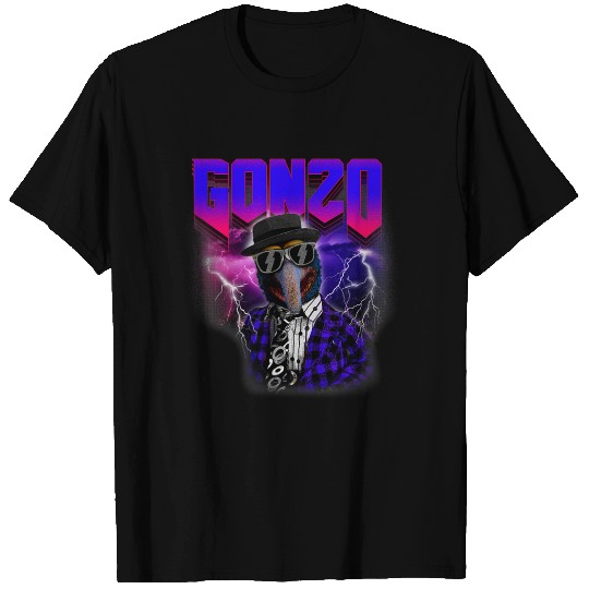 Disney The Muppets Gonzo Neon Lightning  Portrait T-Shirts