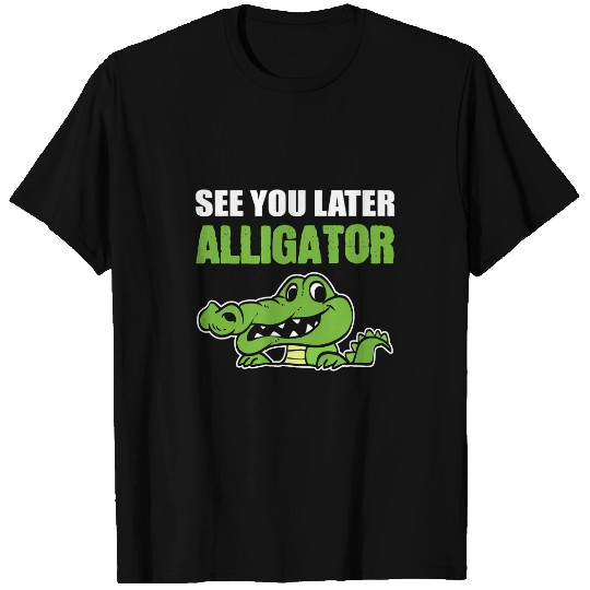 Alligator Animals Later Alligator Outgoing Person Crocodile T-Shirts