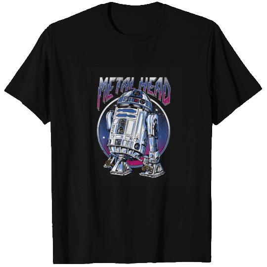 Star Wars R2D2 Metal Head  Disney T-Shirts