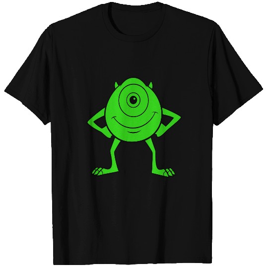 Disney Pixarss Monsters Inc. Mike Wazowski Cyclops Retro T-Shirts