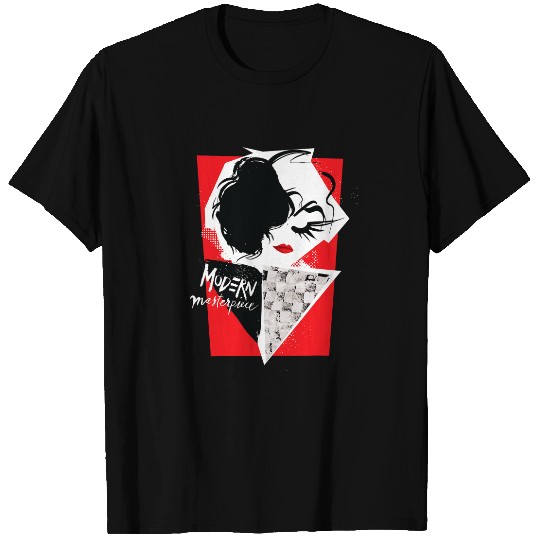Disney Cruella Modern Masterpiece Collage T-Shirts