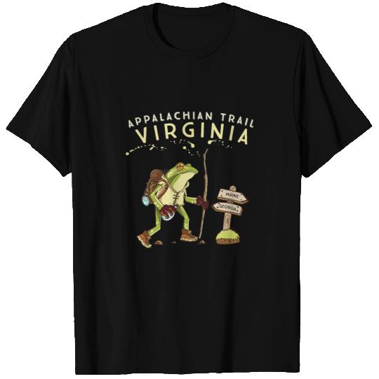 Frog Gift Appalachian Trail Virginia Funny Hiking T-Shirts